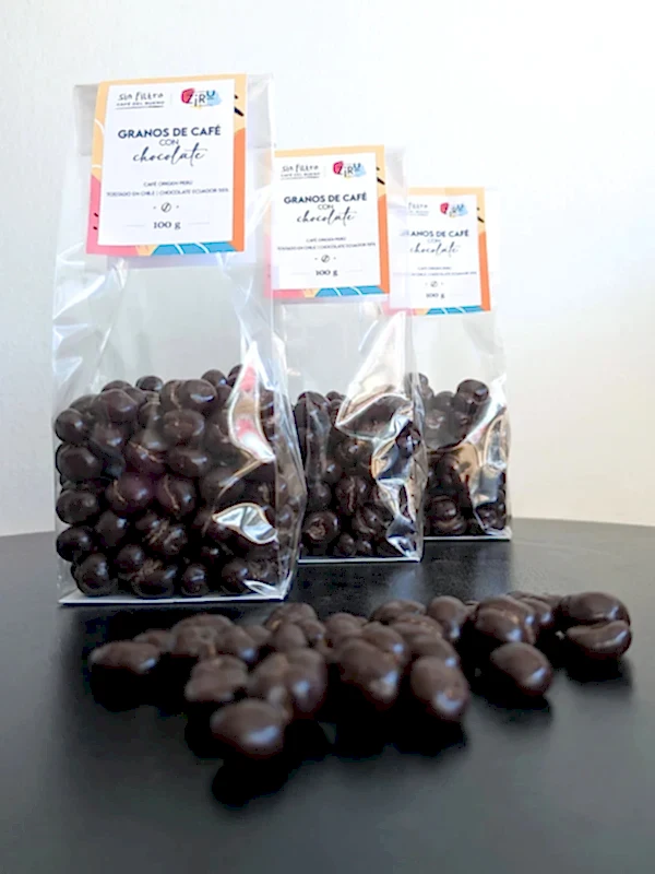 Granos de Café con Chocolate 55% | Edición muy Limitada - Café Sin Filtro