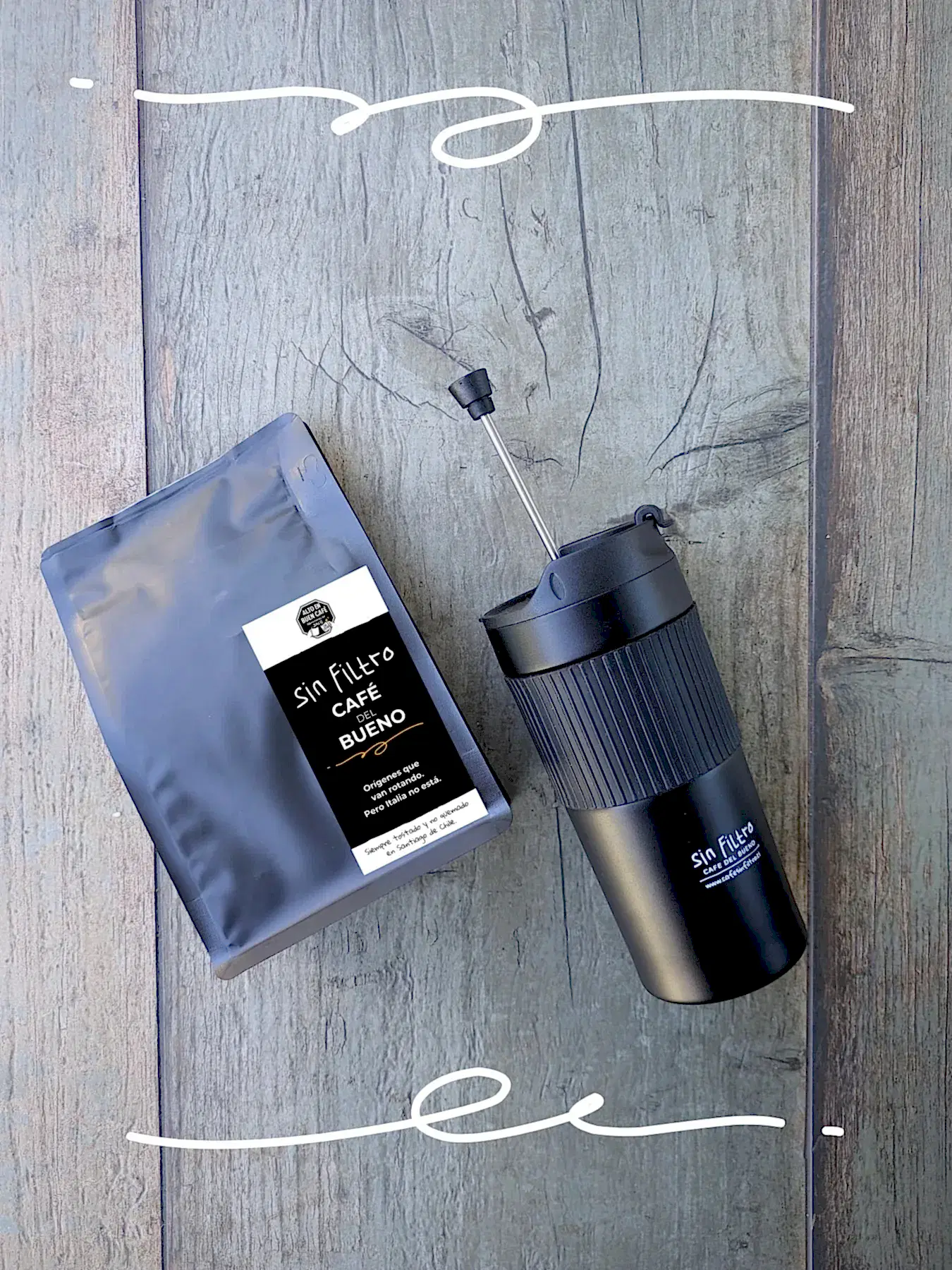 Kit Cafetero Completo — Café + Cafetera a elección - Café Sin Filtro